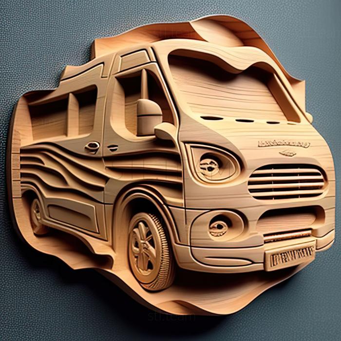 3D модель Форд Транзит Кастом (STL)